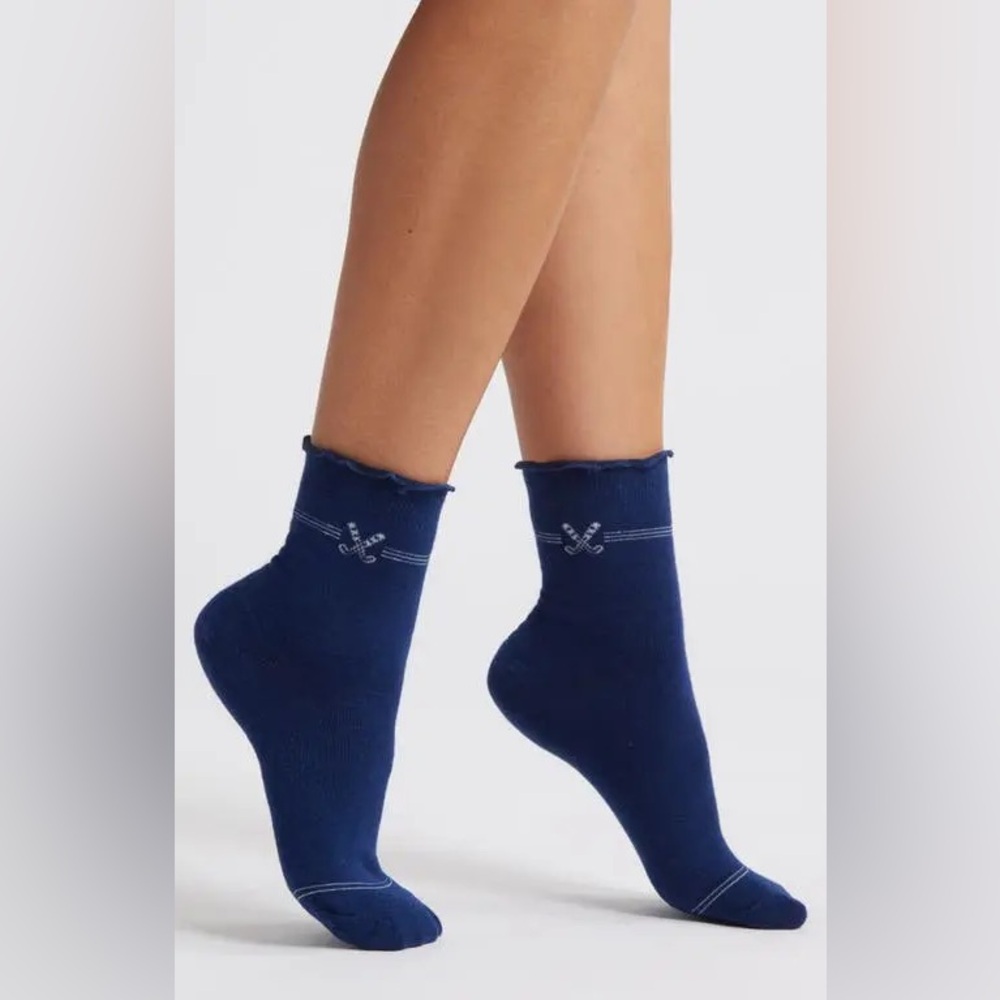 NWT STEMS Golf Ankle Socks - 2 Pair - One Size (5-11)